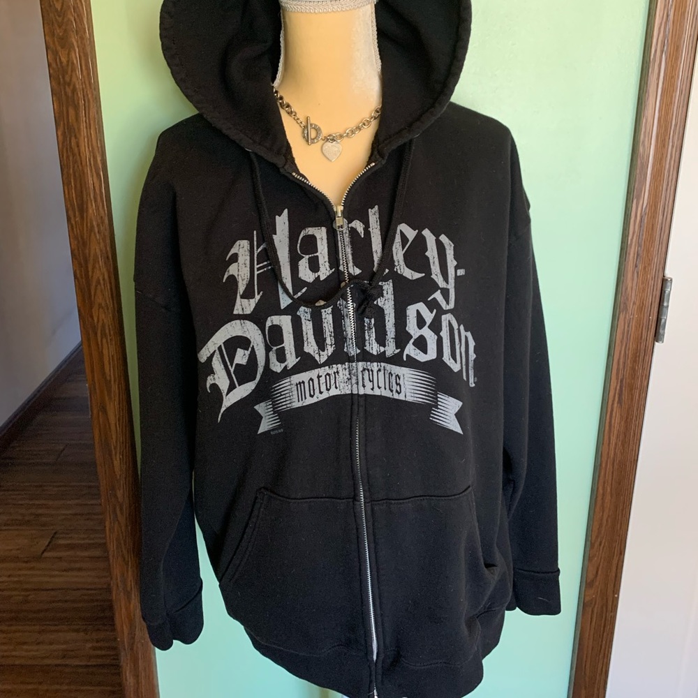Harley Davidson hoodie size L black